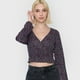 thumbnail image 3 of Blusa Mujer Manga Larga Camapana Negro Manchas Corona, 3 of 5
