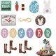 thumbnail image 1 of Bandeja de niveles con forma de conejito de Pascua, letreros de madera de granja | Bandeja rústica gruesa y bonita con niveles, decoración para Pascua, fiesta, hogar, cocina y vacaciones, 1 of 7