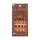 thumbnail image 1 of Uñas Postizas KISS GF64 Marrón Oscuro con Brillo Francés Cuadrado, 1 of 6