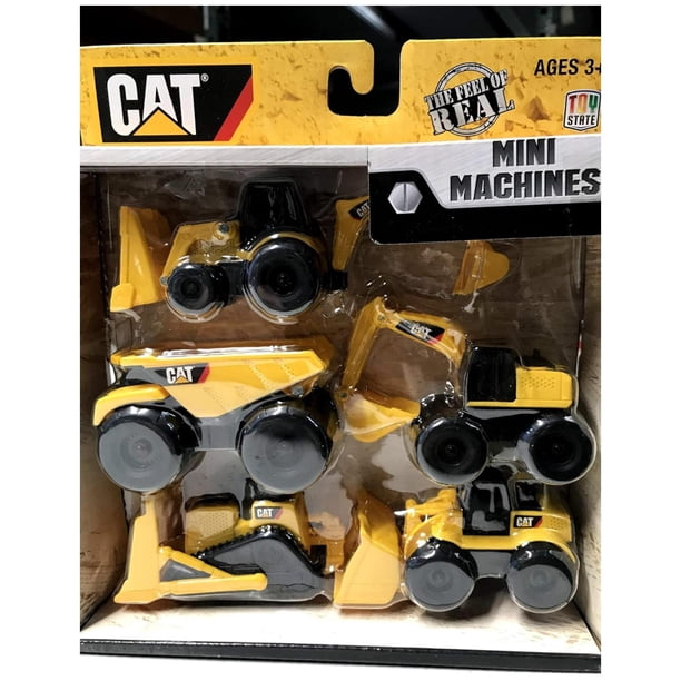 Juguete Set 5 Maquinas De Construccion CAT Infantil | Lider