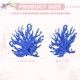 thumbnail image 2 of Decoración de Coral para Acuario Uxcell, Decoraciones para Peceras, Adornos de Coral para Peceras, 12.5x5x11 cm, (Azul Oscuro, 1 Pza), Destinado para Decoración de Paisajismo de Acuarios, 2 of 6