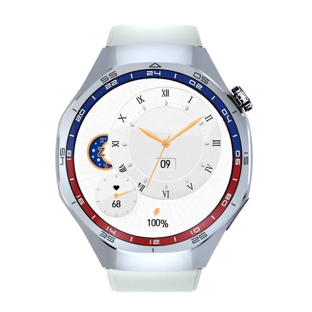 Smartwatch HT32 Deportivo OLED Multifuncional Compatible IOS Android Notificaciones Salud Deporte Redes sociales - Blanco