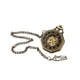 thumbnail image 4 of Reloj de bolsillo vintage con escalas de números romanos, delicado, grabado, regalo, accesorio de moda con cadena para graduación, vacaciones de niños marrón, 4 of 5
