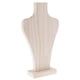 thumbnail image 3 of Busto de maniquí sin pintar de madera natural para exhibición de joyas de collar s-22.5cm, 3 of 5