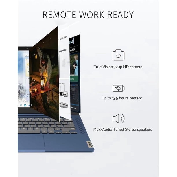 Ordenador portátil Lenovo Chromebook 2024 14 Touch de 4 GB de RAM