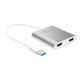 thumbnail image 1 of Adaptador USB a HDMI j5create JUA365 Dual 4K + 1080p, 1 of 9