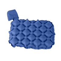 Ioensy - Cojín De Asiento Inflable Plegable Para Gradas, Viajes Y Mochileros, Azul Oscuro