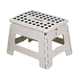 thumbnail image 1 of Taburete Plegable Para Acampar, Taburete Plegable Exterior Para Senderismo, Patio, Mochilero, 29cmx22cmx22cm, Color Blanco, 1 of 5