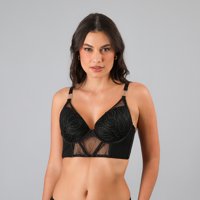 Sosten Bustier Chic Silver Flores Mujer 25613-2