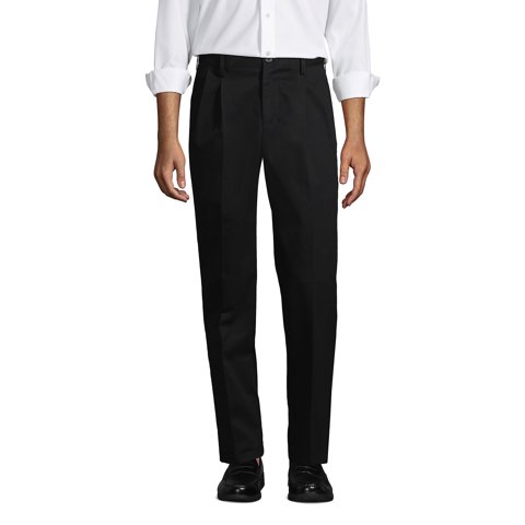 90 Grados - Pantalón Gabardina Hombre Pinzado Negro