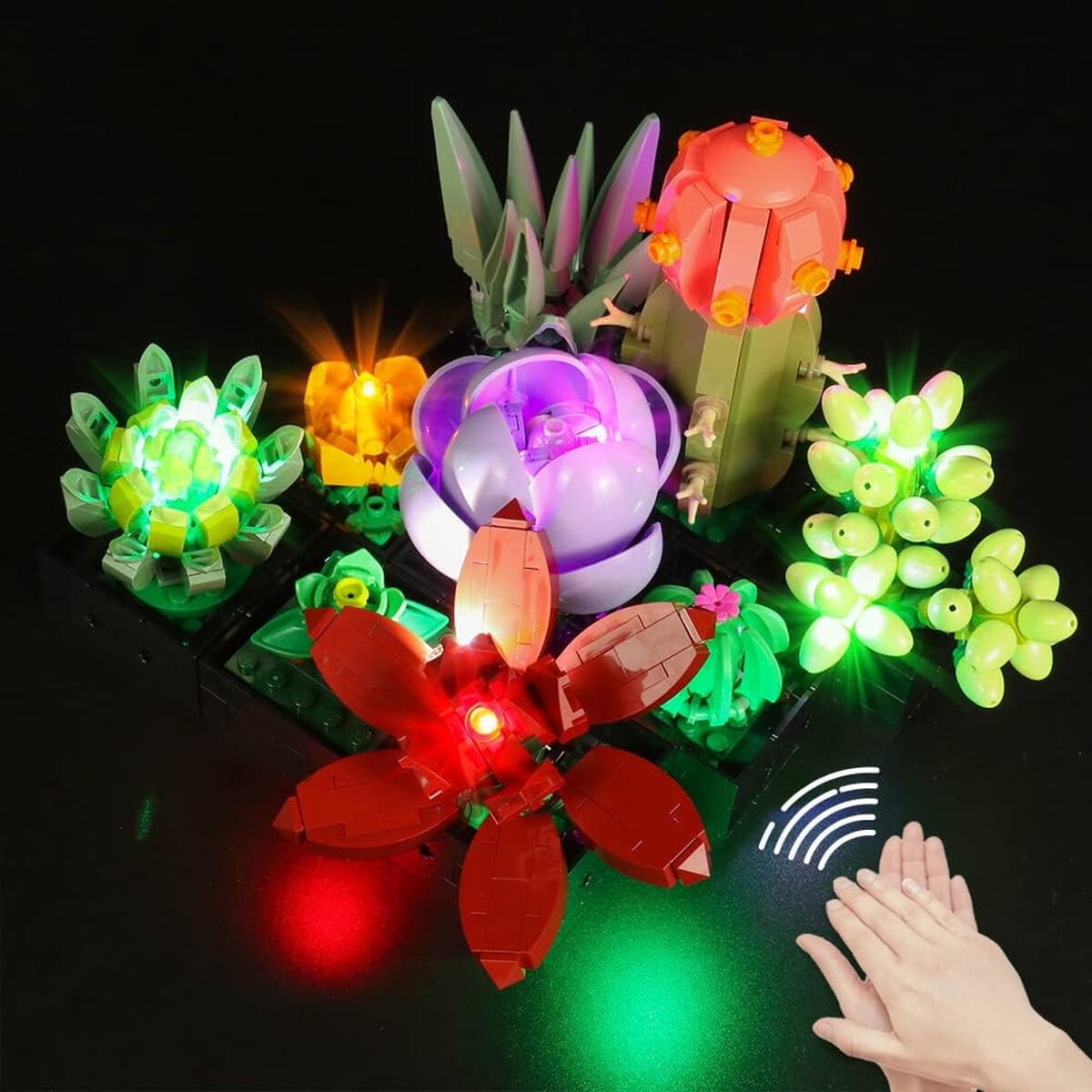 Genérico - Kit Luces Led Para Lego Suculentas Plantas Artificiales Usb