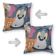thumbnail image 2 of Tom y Jerry Fundas de almohada de terciopelo con tema, regalos de funda de almohada, decoración para el hogar, cojín de lanzar, regalo de cumpleaños para fans y parejas. 45cm x 45cm., 2 of 6