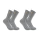 thumbnail image 1 of Calcetines Carhartt Force Midweight Crew para hombre, paquete de 2, color gris, 1 of 2
