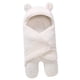 thumbnail image 2 of Infant Swaddle Wrap Ropa De Cama Para Bebés Manta Saco De Dormir Blanco Para 0-3 Meses, 2 of 5