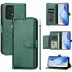 thumbnail image 2 of Funda Tipo Billetera para Samsung Galaxy A53 5G con Cremallera Portatarjetas Soporte Correa de Muñeca Cuero Verde, 2 of 5
