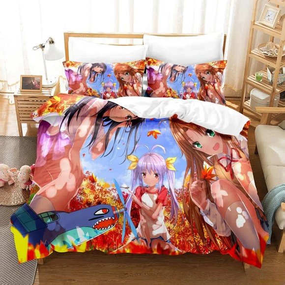 Non non biyori Bedding Set Bed Set Adult Kid Bedroom Duvet cover Sets Bed Sheets