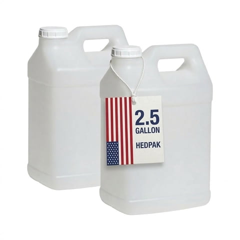 Jarra De Agua Fastrack De 9,5 Litros (Paquete De 2) Con 1 Tapón De Goma Negra