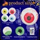 thumbnail image 2 of Globos inflables GKWW para Halloween, 2 unidades, 60 cm, LED, color azul, 2 of 7