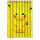 thumbnail image 1 of Cortina de ducha con diseño de Pikachu de anime japonés, juego de cortinas de baño con ganchos, tamaño 48 x 72 pulgadas, 1 of 3