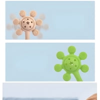 Genérico - Set 4 Mordedor Rueda Fortuna Dentición Agarre Colorido Lau