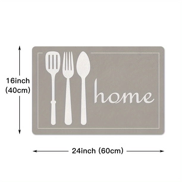 Upgrade Your Home with Our Soft and Durable 1pc Kitchen Floor Mat - Non-slip, Oil-proof, Waterproof, Dirt-resistant, and Machine Washable - Perfect for Your Kitchen, Living Room, Laundry, and Bathroom