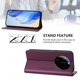 thumbnail image 3 of Funda Billetera con Soporte para Xiaomi 17 Ultra Bloqueo RFID Plegable Violeta, 3 of 6