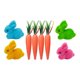 thumbnail image 5 of Adorno De Zanahoria Y Conejito De Pascua, Decoración De Conejo De Pascua Para Escritorio, Cocina, Boda, Estilo D, 5 of 5