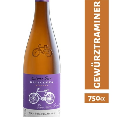 Vino Blanco Gewürztraminer 12.5° Botella 750 Cc Bicicleta