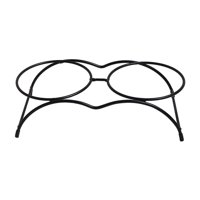 Magideal - Soporte De Metal Para Comedero De Mascotas, Estación De Alimentación Ergonómica, Fácil De Limpiar, De Hierro Resistente, Soporte Para Cuencos De Gatos