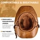 thumbnail image 5 of Casco GYLRFAN estilo vaquero medio aprobado por DOT unisex adulto, 5 of 7