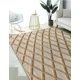 thumbnail image 1 of Alfombra Jacquard Algodón 160x200 Decorativa Moderna Wym 1.6 M 2 M Trenzado Marrón Oscuro, 1 of 3