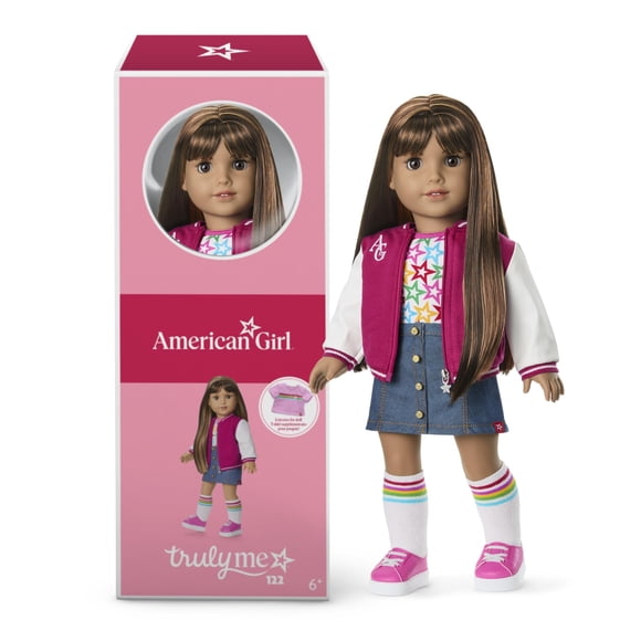 Muñeca Truly Me 18 Pulgadas #122 Ojos Marrones Más De 6 Años