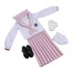 thumbnail image 3 of Figura A Escala 1/6, Conjunto De Uniforme Escolar Para Mu?ecas, Cuerpo De Figuras De Acción De 12 Pulgadas, Color Rosa, 3 of 5