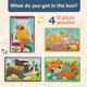 thumbnail image 5 of Juego de rompecabezas de madera B. Toys Pack o' Puzzles Pets 3 años o más niños, 5 of 6