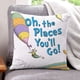 thumbnail image 1 of ¡Oh, los lugares a los que irás! Fundas de almohada de terciopelo con tema, regalos de funda de almohada, decoración para el hogar, cojín de lanzar, regalo de cumpleaños para fans y parejas.50*50cm., 1 of 6