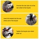 thumbnail image 5 of Banderas para bicicleta Odowalker 1,8 m rojo – 4 juegos (12 piezas), 5 of 7
