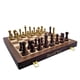 thumbnail image 1 of Juego de Ajedrez BESTCHIC Tablero Plegable de Madera de 46 cm Piezas Pesadas, 1 of 9