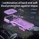 thumbnail image 3 of Funda Armada para iPhone 17 Pro con Tapa Deslizante y Soporte Magnético Giratorio Morado, 3 of 5