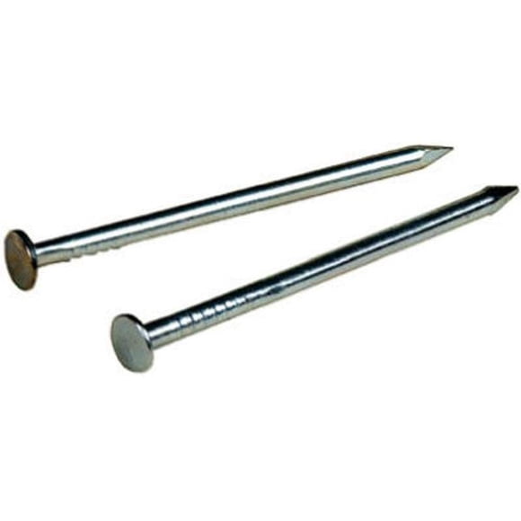 Wire Nails Hillman, acero brillante, calibre 17, 3/4 pulgadas