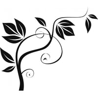 Rienda Libre Graphics - Decomural Delicate Branch Floral Corner Ws-18363