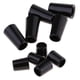 thumbnail image 2 of 10 Unids Negro Golf Manga De Fuerza Férulas Cap Adaptador Anillo Plástico Negro, 2 of 4