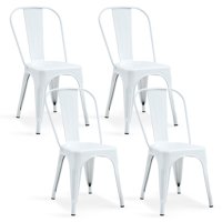 Novahus - Pack De 4 Silla Metal Tolix Blanco