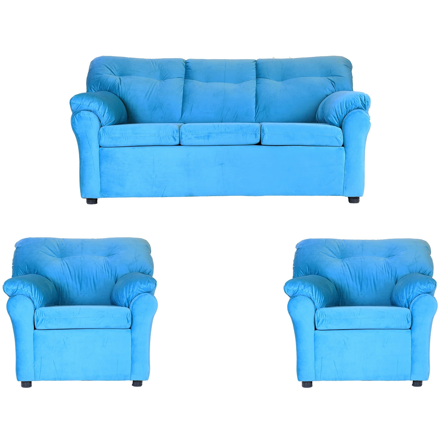 Muebles América - Living América 311 Tela Turquesa