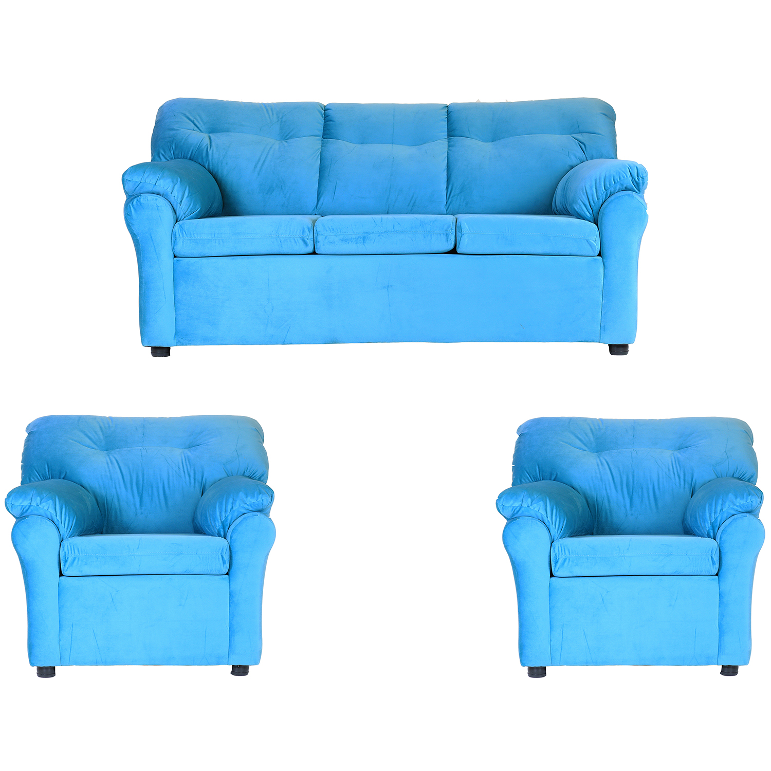 Muebles América - Living América 311 Tela Turquesa