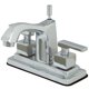 thumbnail image 1 of Grifo para lavabo Kingston Brass Executive de doble palanca de 10 cm, 1 of 2