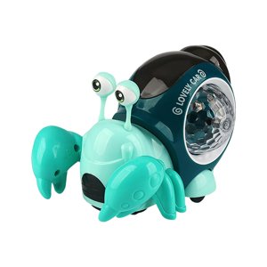 Magideal - Bebés Ermitaños Que Caminan Juguete Animal Música Y Juguete Ligero Juguete Sensorial De Dibujos Animados Animar A Los Bebés A Gatear Bebé Aprender A