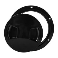 Magideal - Escotilla Para Barcos, Escotilla Para Panel De Cubierta De Inspección Marina, Fácil Instalación De Juntas Tóricas De Goma, Sello Impermeable Profesion 5 Pulgadas Negro