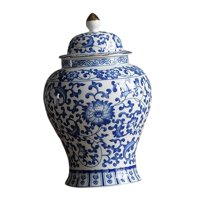 Magideal - Jarrón De Cerámica Para Jengibre, Florero De Cerámica Decorativo, Arreglo Floral, Almacenamiento De Té, Tarro De Para Cafetería, Decoración