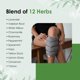 thumbnail image 5 of Almohadilla térmica Knee Wrap Herbal Concepts, gris claro, 5 of 6
