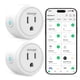 thumbnail image 1 of Enchufe inteligente GHome Smart WiFi con Alexa, temporizador y control remoto, 1 of 9